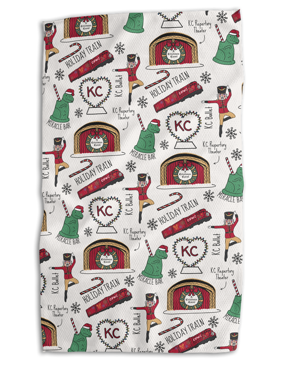 KC Christmas Date Night 18x30 Work-Harder Double Sided