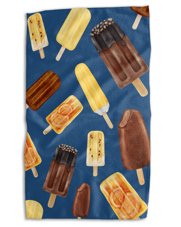 Sunflowers and Popsicles 18x30 Work - harder Double - sided Towel - Absorb - lumen