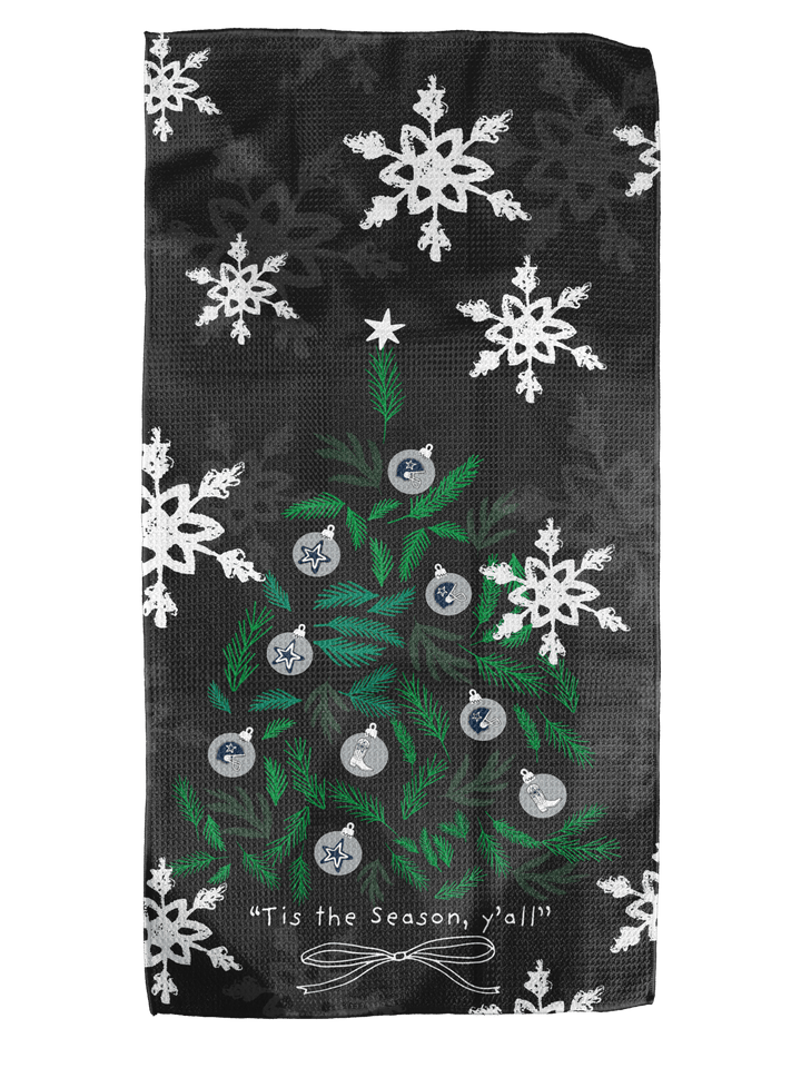 A Cowboys Tree 12x24 Bartender Double - Sided Towel - Absorb - lumen