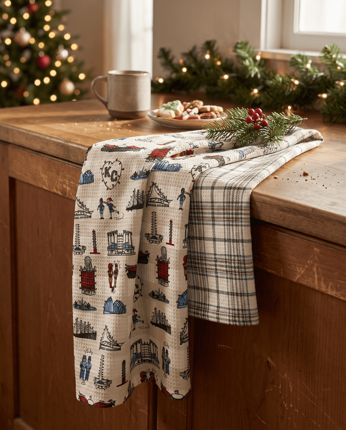 A KC Holiday Kitchen Towel - Absorb-lumen