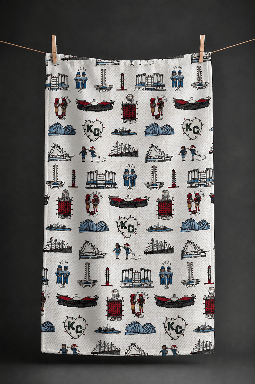 A KC Holiday Kitchen Towel - Absorb-lumen