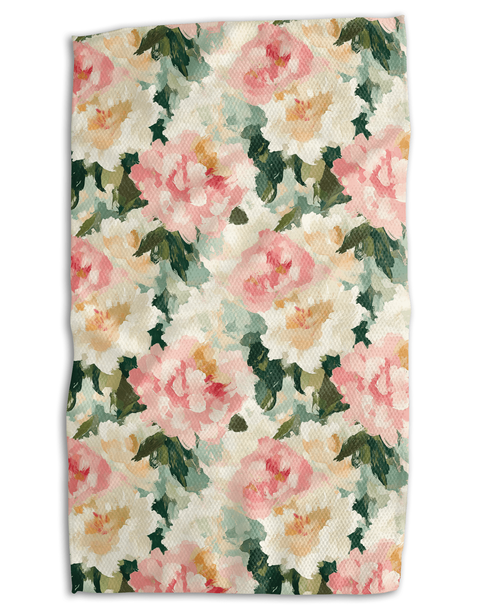 Abstract Hibiscus Kitchen Towel - Absorb-lumen