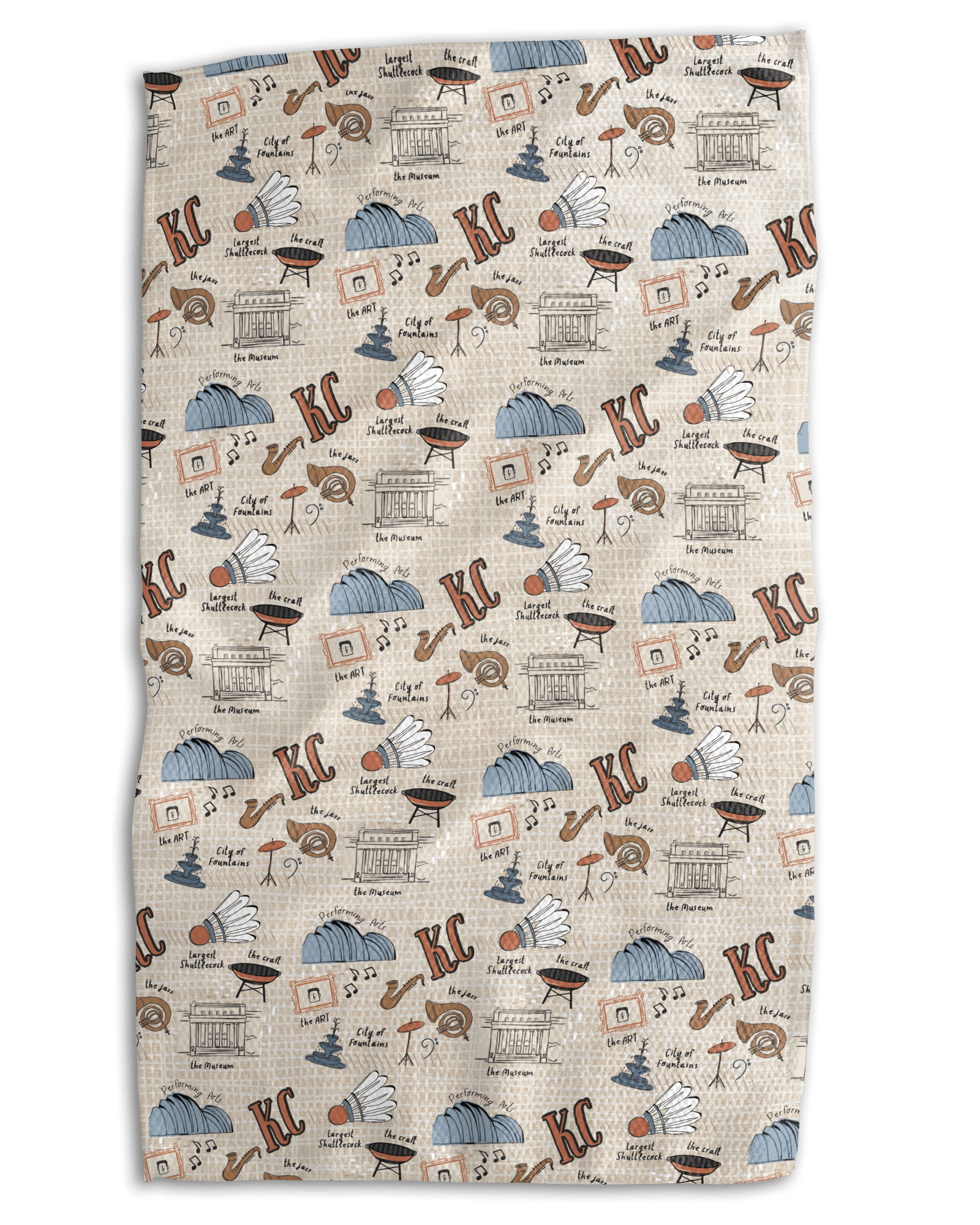 All About the Arts Neutral Kitchen Towel - Absorb-lumen