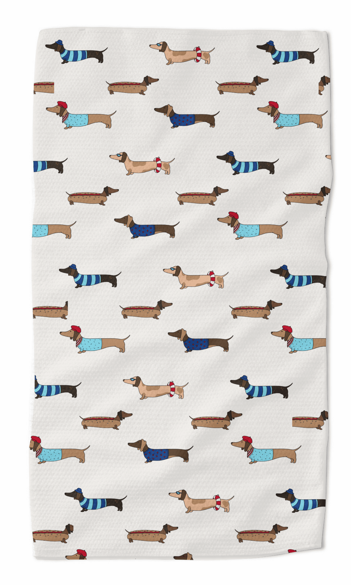 All - American Dachshunds Kitchen Towel - Absorb - lumen