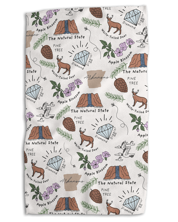 AR The Natural State of Mining 18x30 Work - Harder Double - Sided Towel - Absorb - lumen