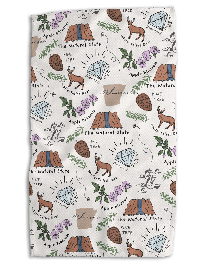 AR The Natural State of Mining 18x30 Work - Harder Double - Sided Towel - Absorb - lumen