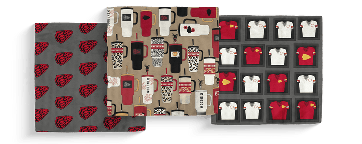 Arrows N Cups Double - Sided Dish Cloth Set - Absorb - lumen