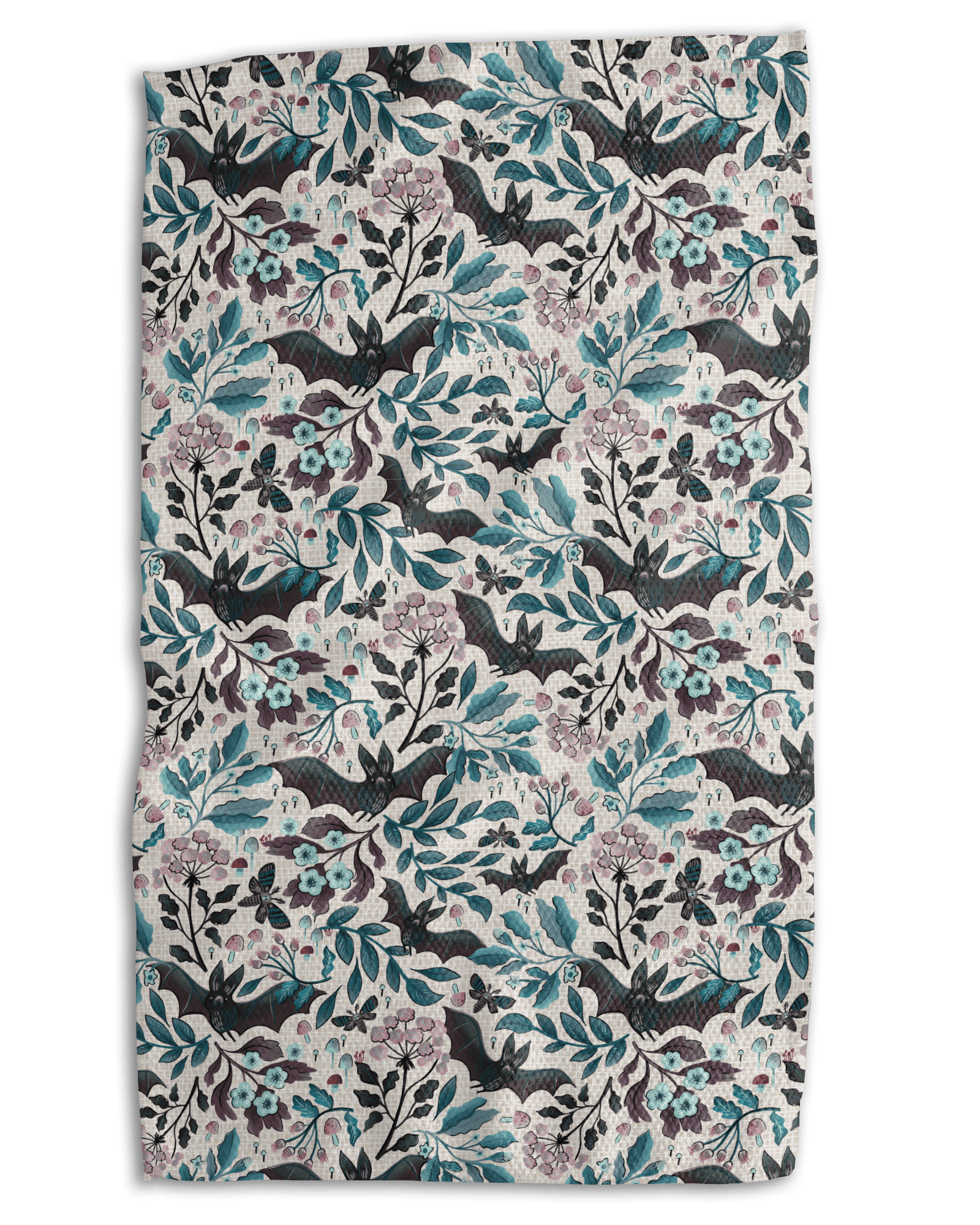 Bats & Blooms Kitchen Towel - Absorb-lumen