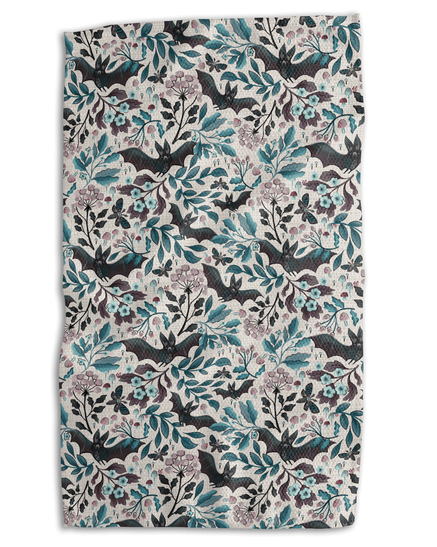 Bats & Blooms Kitchen Towel - Absorb-lumen