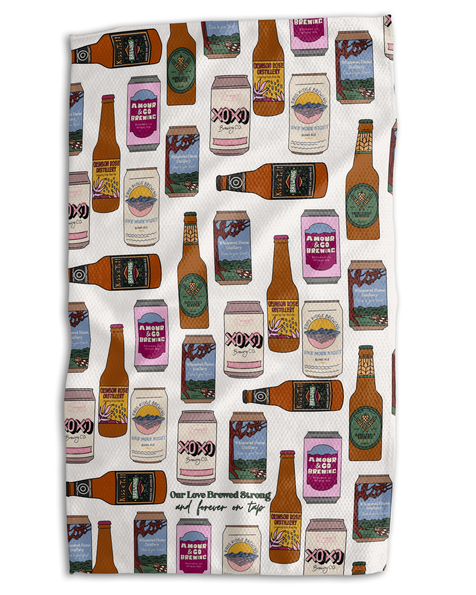 Beer Mine 18x30 Work - harder Double - Sided Towel - Absorb - lumen