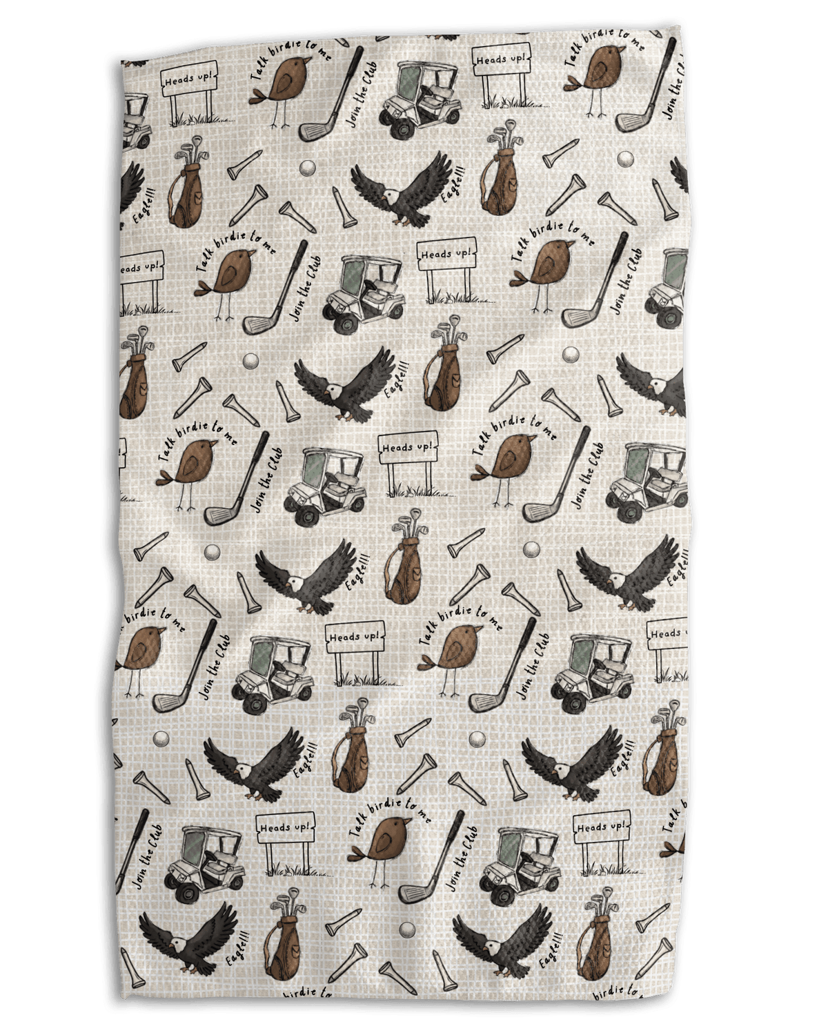 Birdie Time Heritage Golf Kitchen Towel - Absorb-lumen