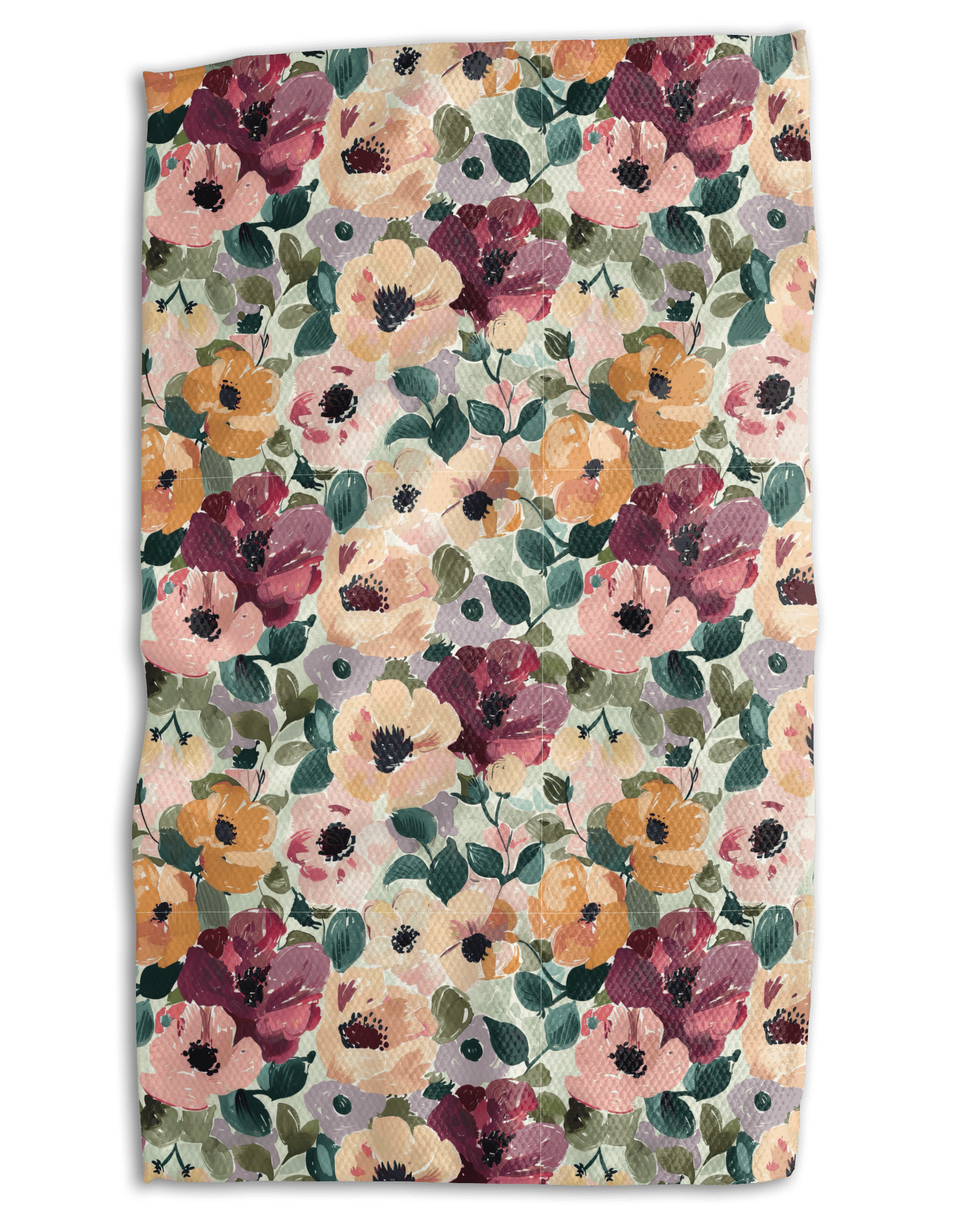 Blush Paint Floral Kitchen Towel - Absorb-lumen