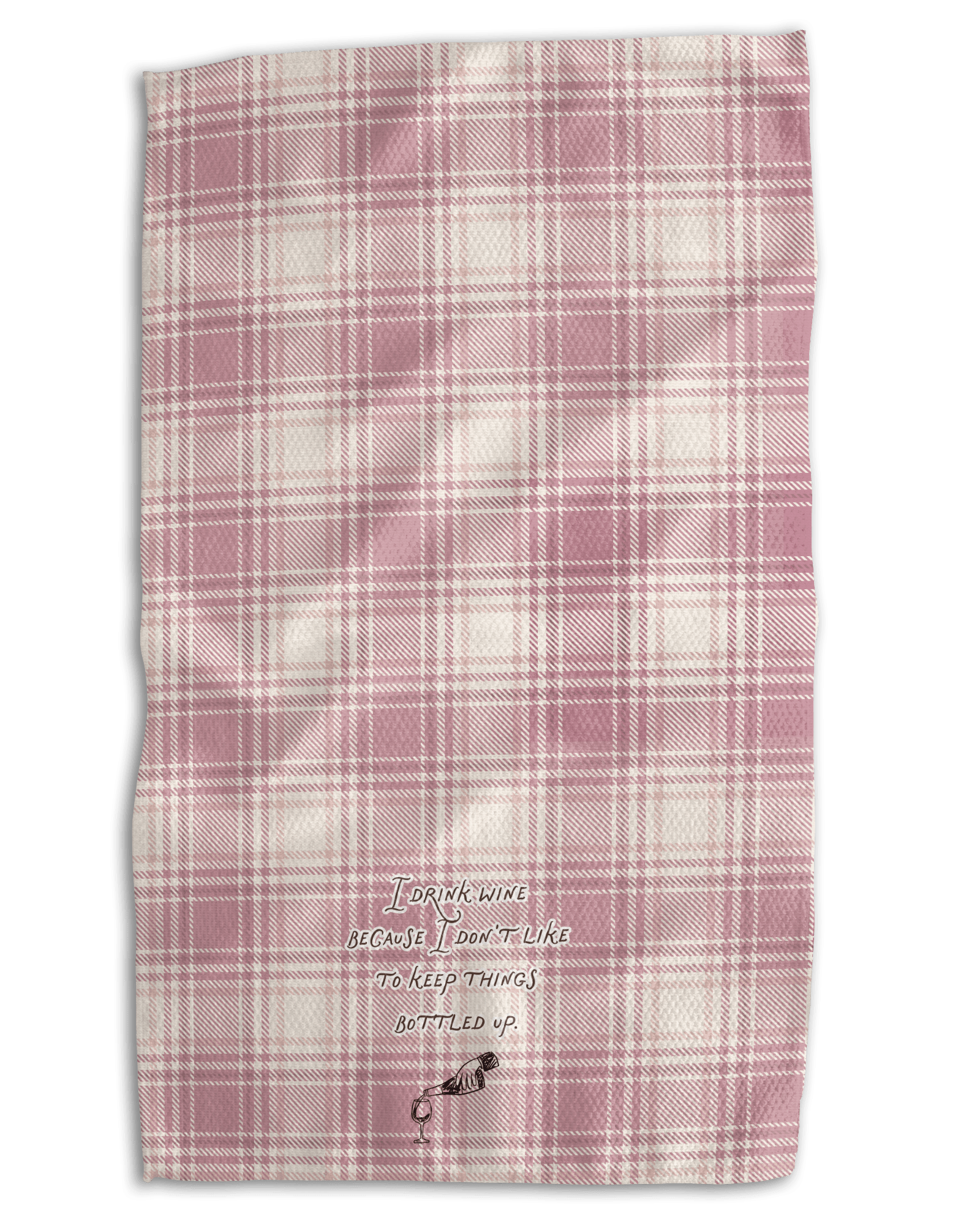 Bottled Up Plaid Kitchen Towel - Absorb-lumen