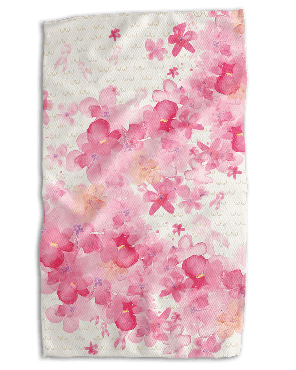 Breast Cancer Watercolor 18x30 Work - harder Double - Sided Towel - Absorb - lumen