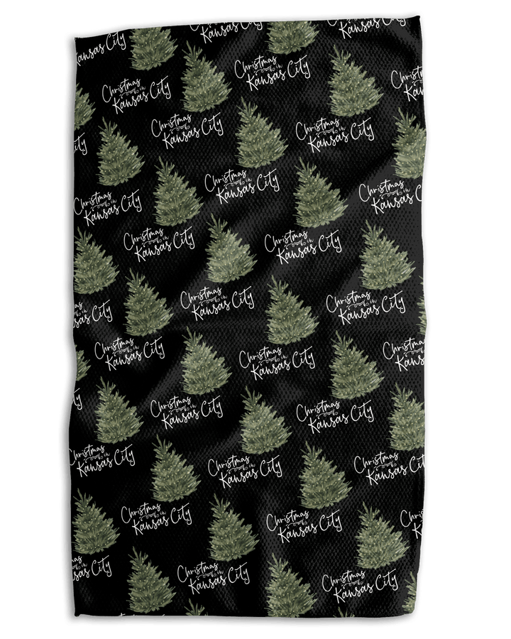 Christmas Script 18x30 Work - harder Double - Sided Towel - Absorb - lumen