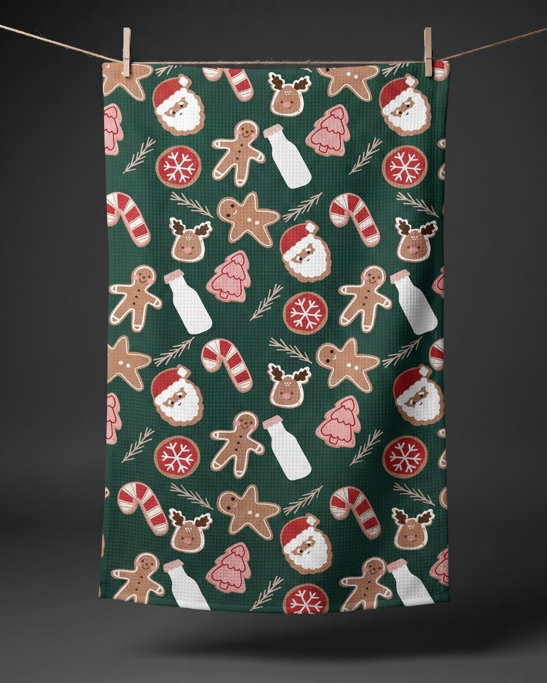 Cookies for Santa Kitchen Towel - Absorb-lumen