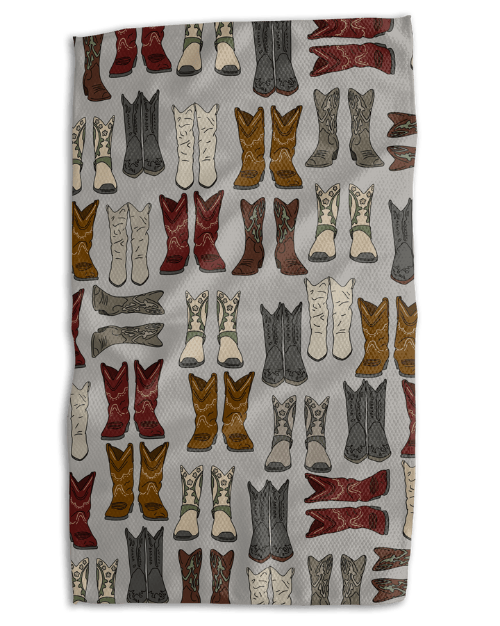 Cowboy Boots 18x30 Work - Harder Double - Sided Towel - Absorb - lumen