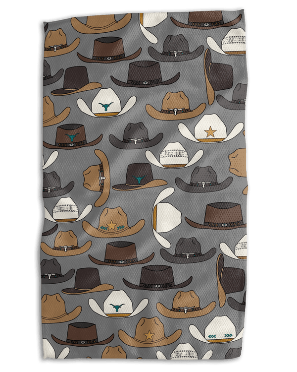 Cowboys Hats 18x30 Work - harder Double - Sided Towel - Absorb - lumen