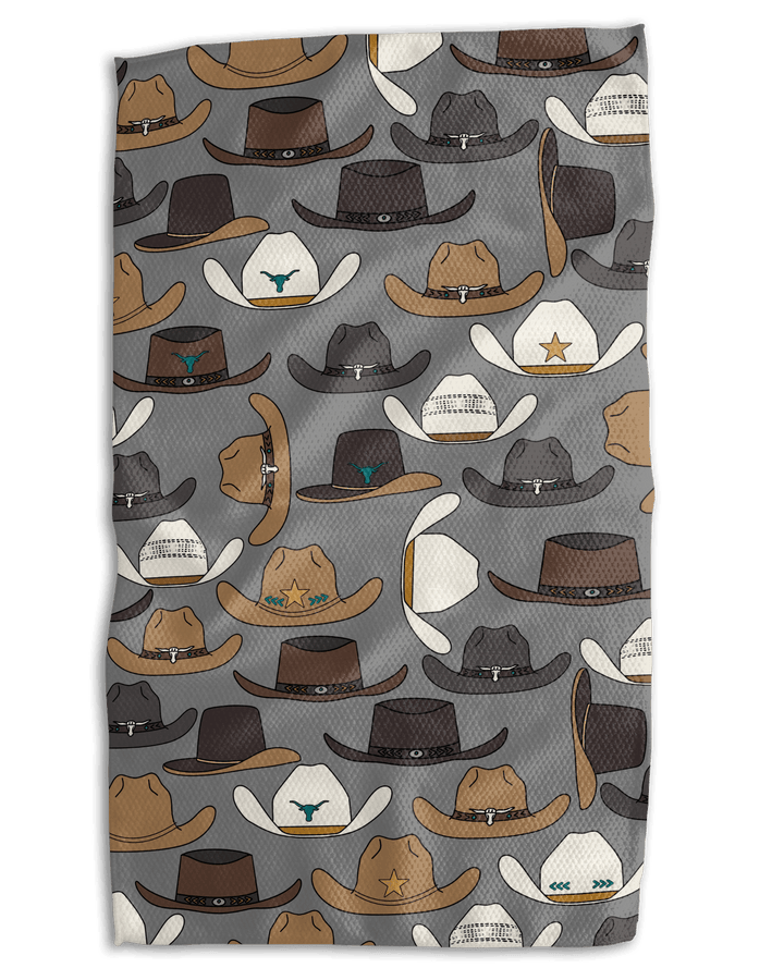 Cowboys Hats 18x30 Work - harder Double - Sided Towel - Absorb - lumen