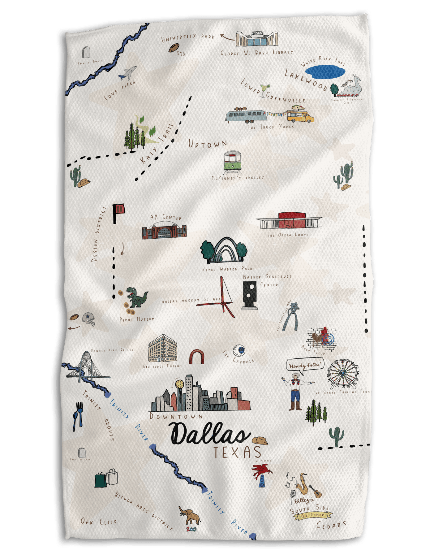 Dallas 18x30 Work - Harder Double Sided Towel - Absorb - lumen