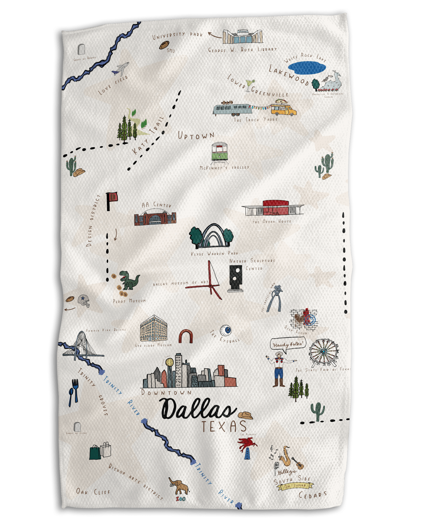Dallas 18x30 Work - Harder Double Sided Towel - Absorb - lumen
