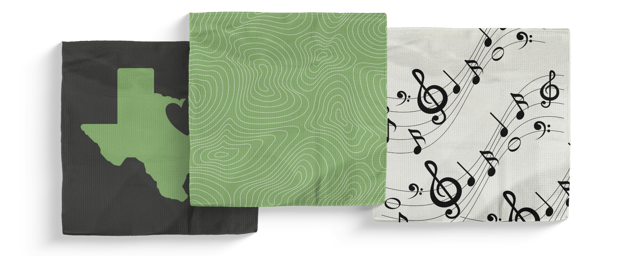Dallas Artsy Double - Sided Dish Cloth Sets - Absorb - lumen