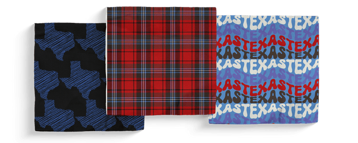 Dallas Downtown Double - Sided Dish Cloth Sets - Set of 3 - Absorb - lumen