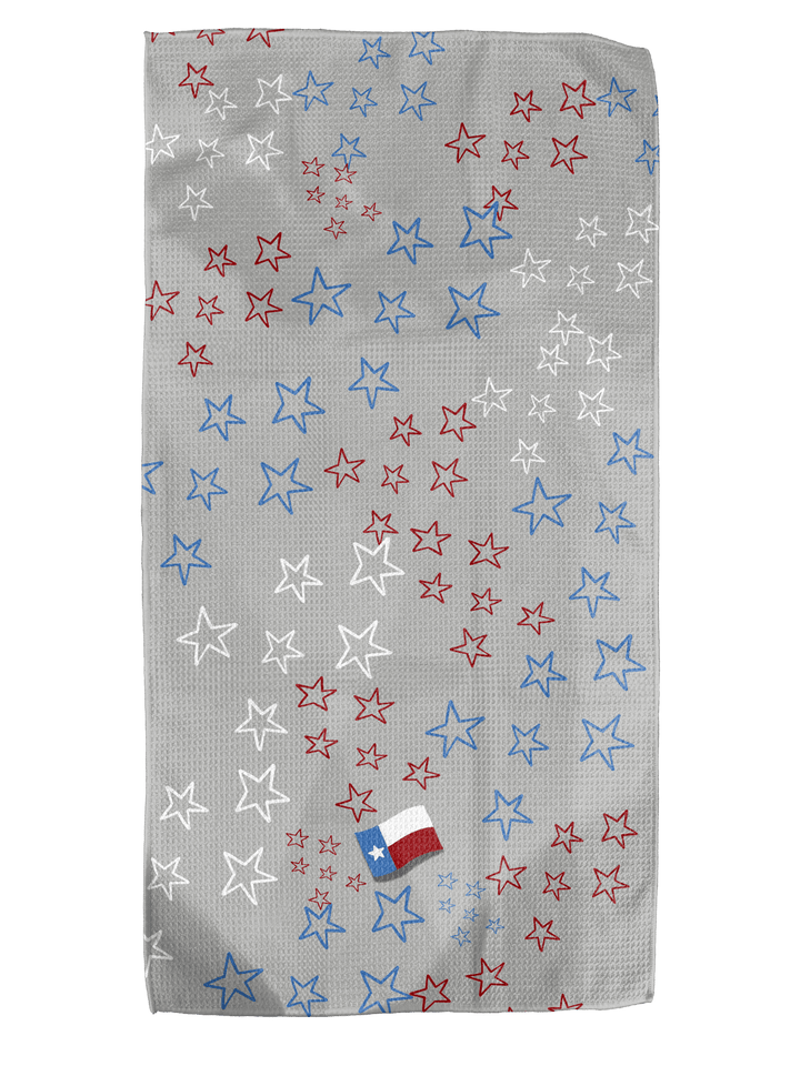 Dallas Downtown Texas Flag 12x24 Double - Sided Bartender Towel - Absorb - lumen