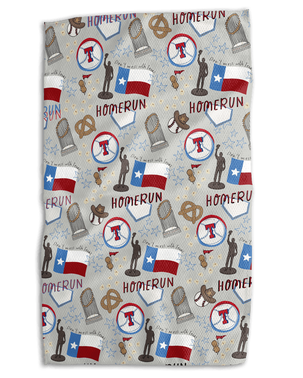 Dallas Peanuts and Cracker Jacks Double - Sided 18x30 Work - Harder Towel - Absorb - lumen