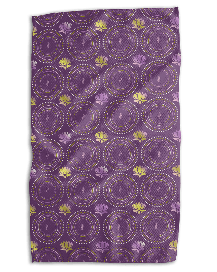 Dots and Bams 18x30 Work - harder Double - Sided Towel - Absorb - lumen