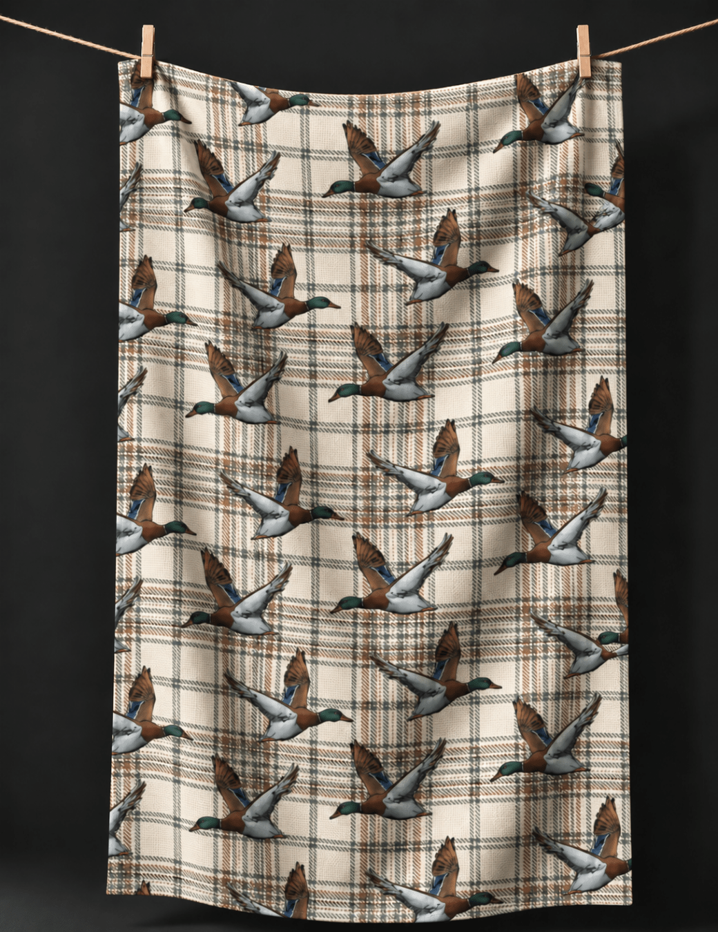 Duck Heritage Plaid Bartender Towel - Absorb-lumen