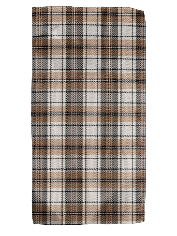 Fall Floral Shuttlecock 12x24 Bartender Double - Sided Towel - Absorb - lumen
