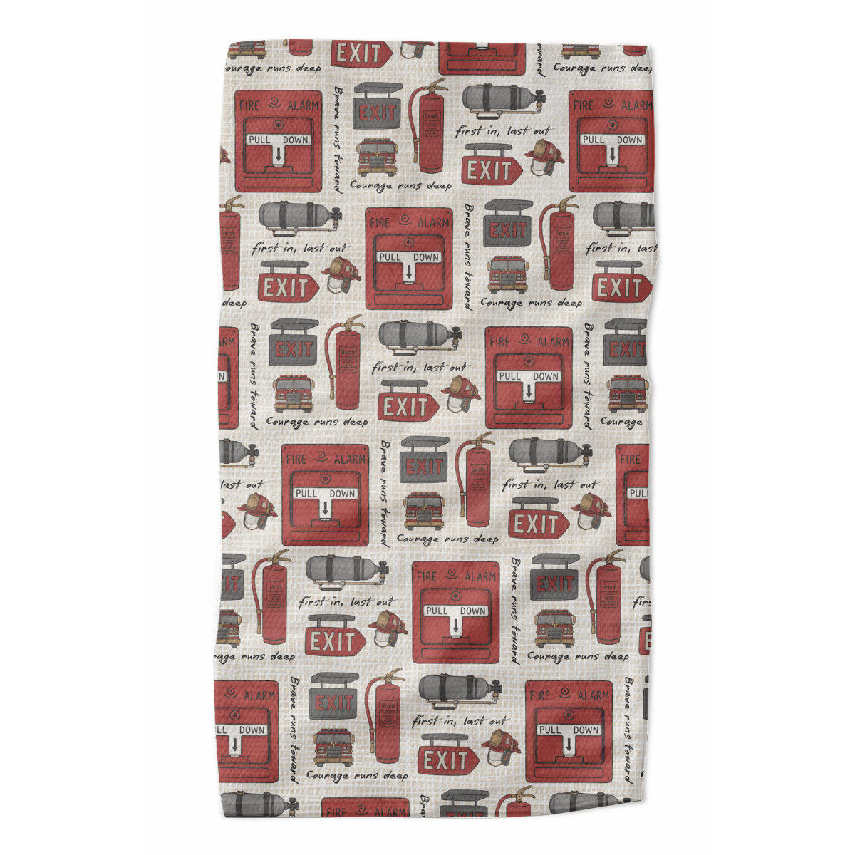 Firefighter Heritage Kitchen Towel - Absorb-lumen