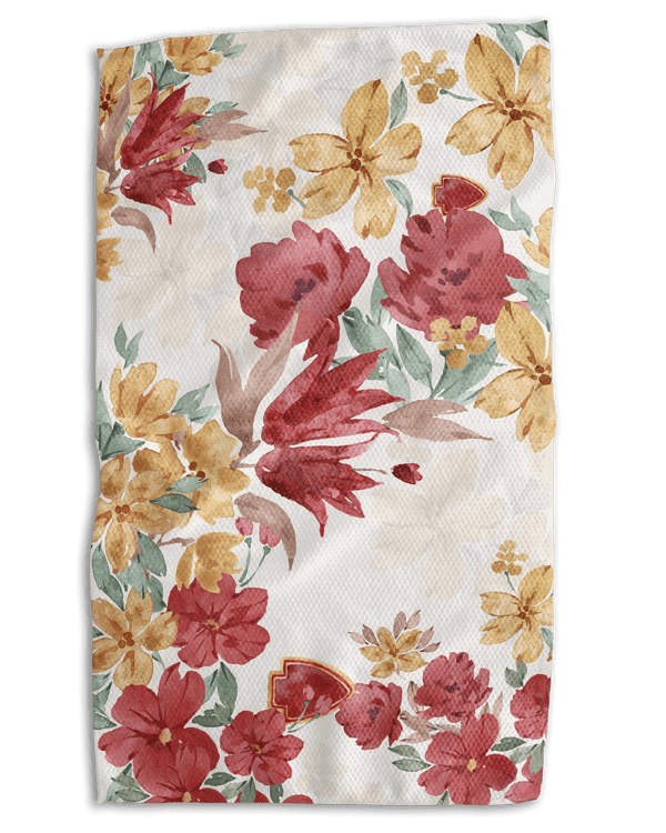 Floral Arrowhead 18x30 Work - harder Double - Sided Towel - Absorb - lumen