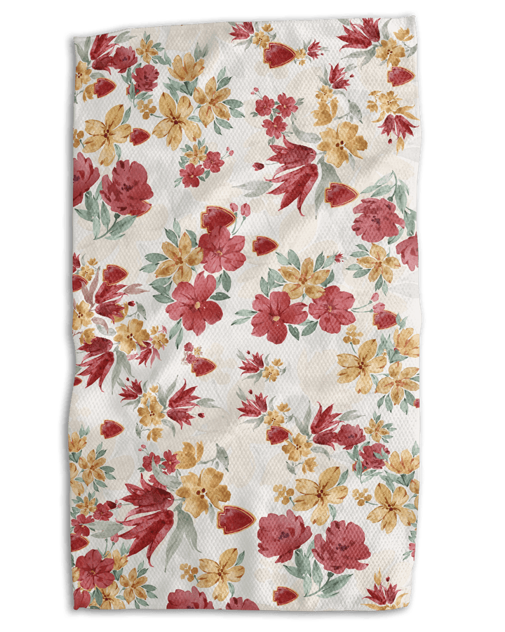 Floral Arrowhead 18x30 Work - harder Double - Sided Towel - Absorb - lumen