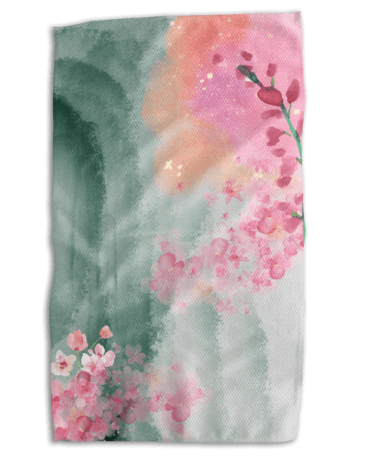 Floral Canvas 18x30 Work - harder Double - Sided Towel - Absorb - lumen