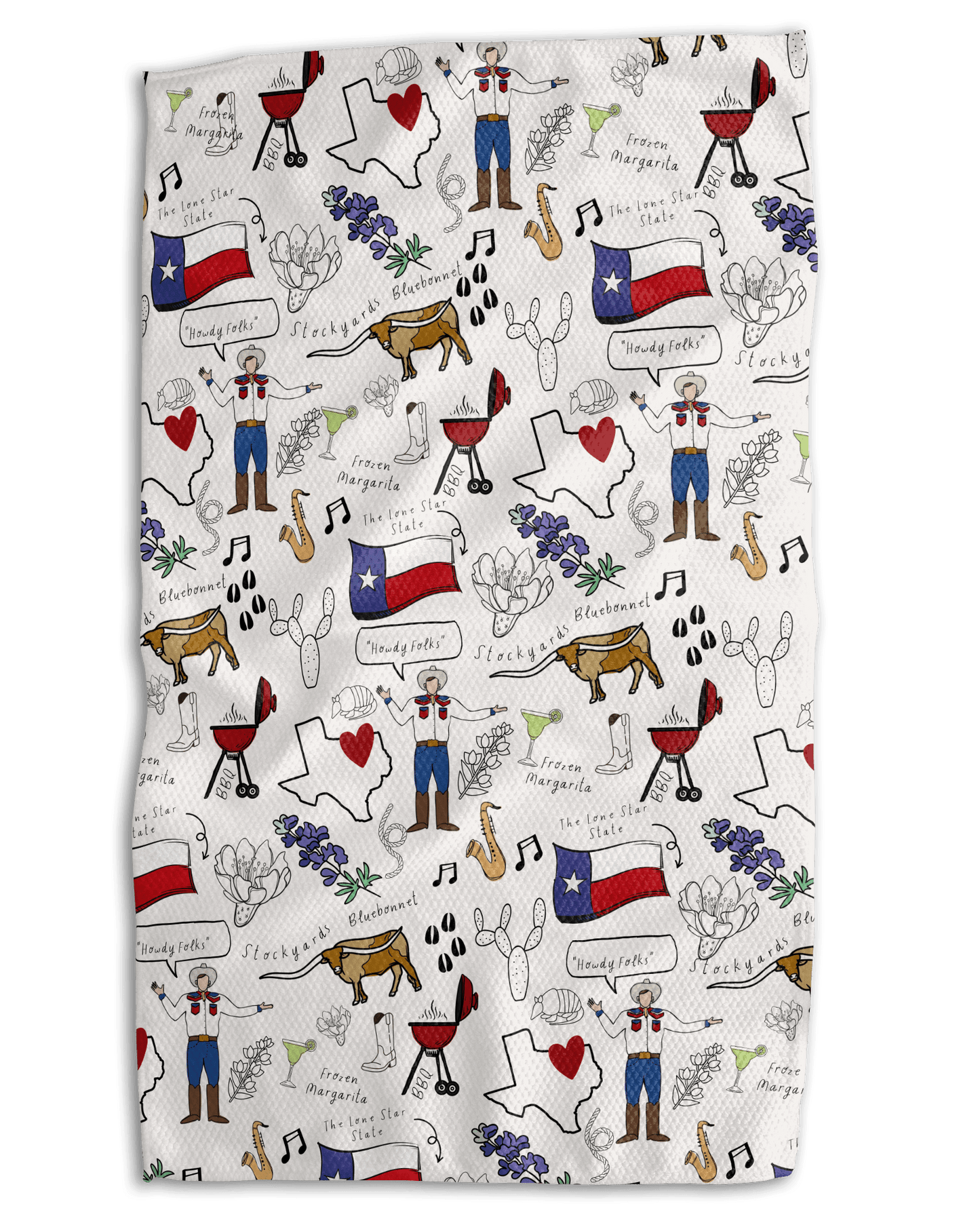 General Texas 18x30 Work Harder Double - Sided Towel - Absorb - lumen