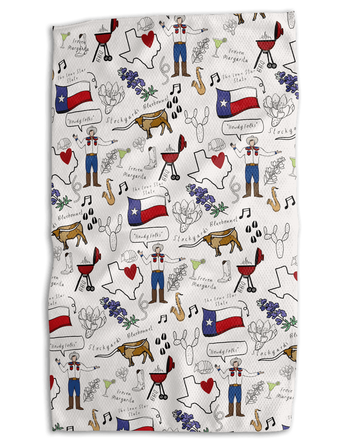 General Texas 18x30 Work Harder Double - Sided Towel - Absorb - lumen