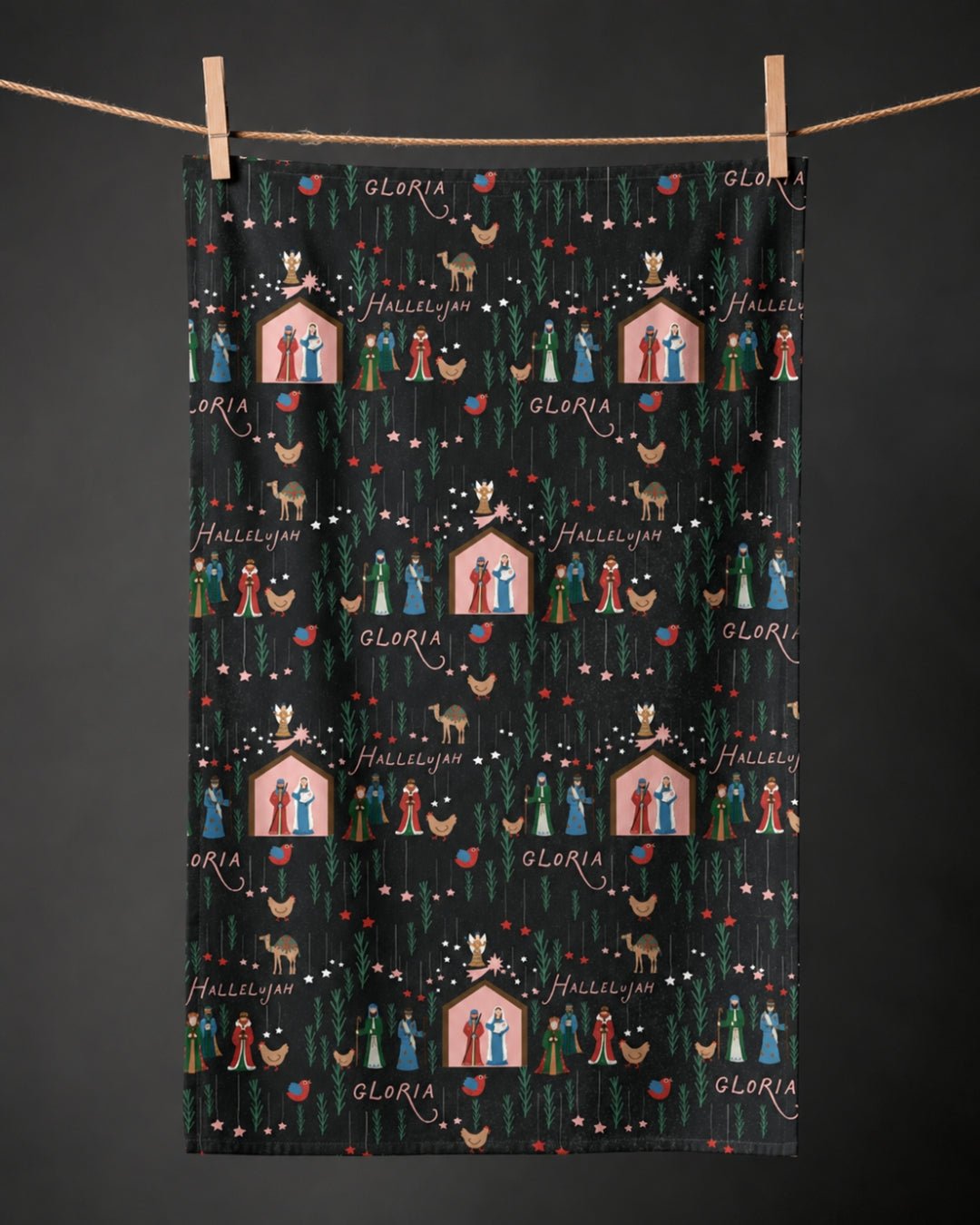 Gloria Nativity Kitchen Towel - Absorb-lumen