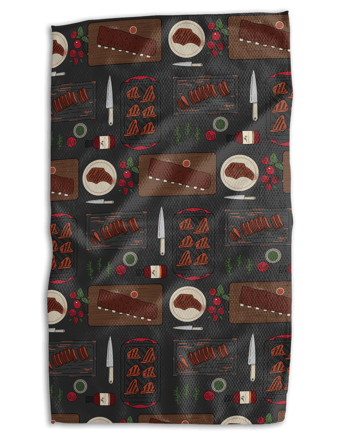 Grill and Cut 18x30 Work - Harder Double - Sided Towel - Absorb - lumen