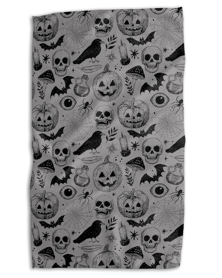 Halloween Time in KC 18x30 Work - harder Double - Sided Towel - Absorb - lumen