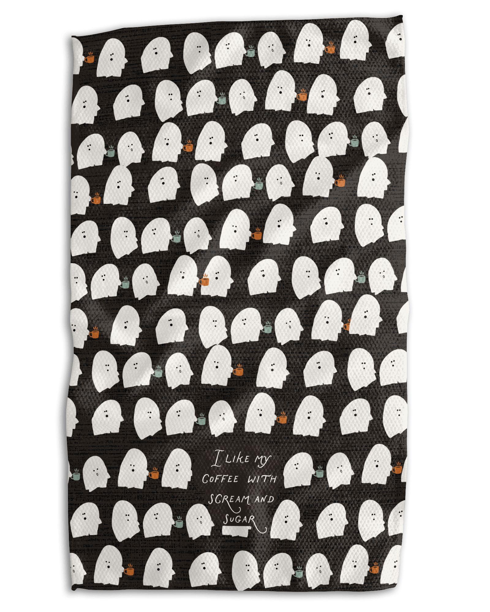 I Like My Coffee With Scream & Sugar Kitchen Towel - Absorb-lumen