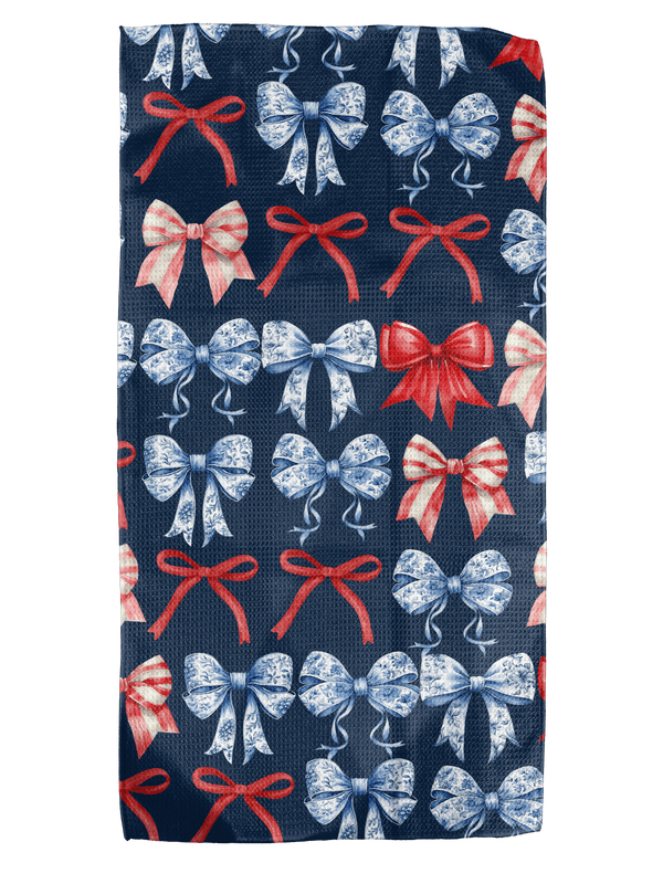 July Ribbons 12x24 Bartender Double - Sided Towel - Absorb - lumen