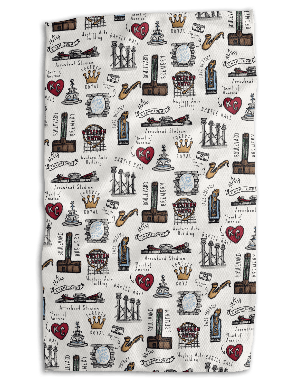 Kansas City Prouder Kitchen Towel - Absorb-lumen