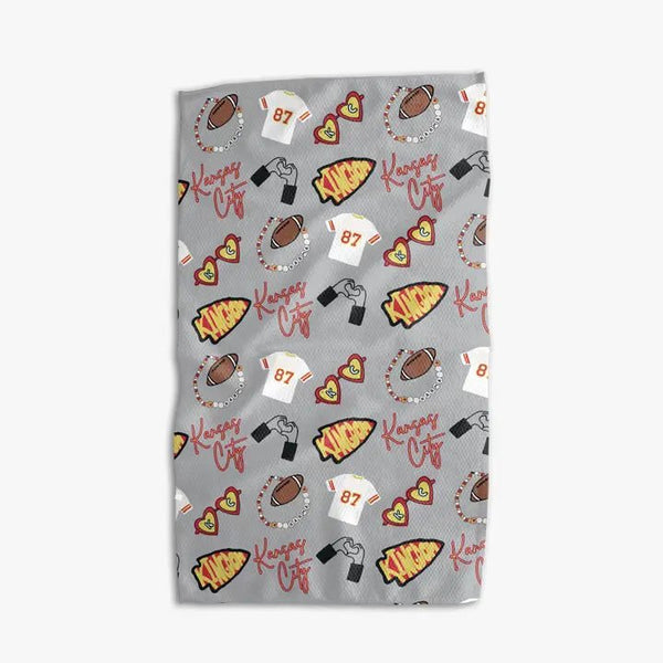 Karma Is My Boyfriend GREY 18x30 Work - harder Double - Sided Towel - Absorb - lumen