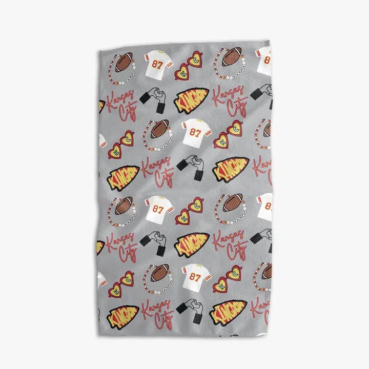 Karma Is My Boyfriend GREY 18x30 Work - harder Double - Sided Towel - Absorb - lumen
