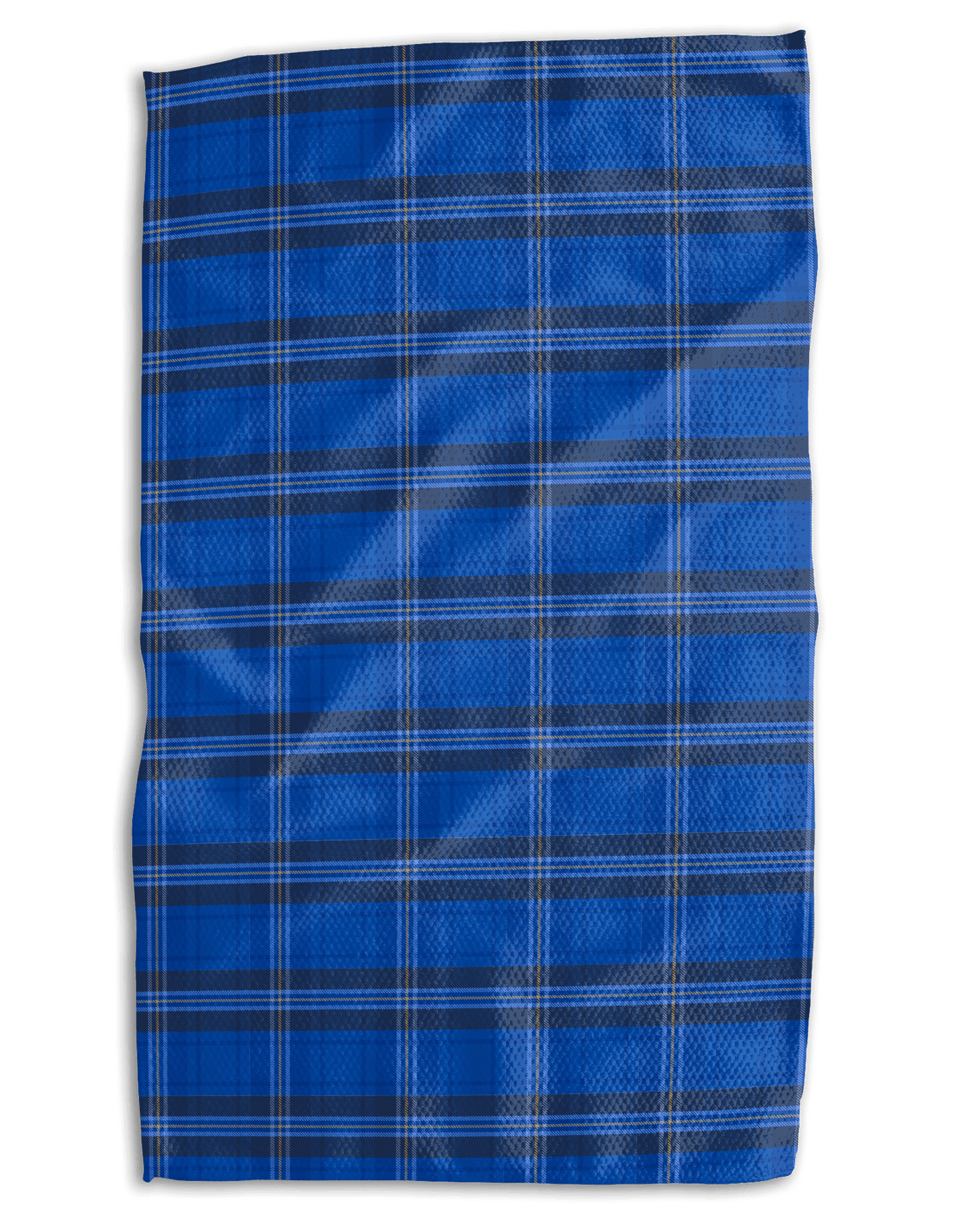 KC Baseball Plaid 18x30 Work - harder Double - Sided Towel - Absorb - lumen