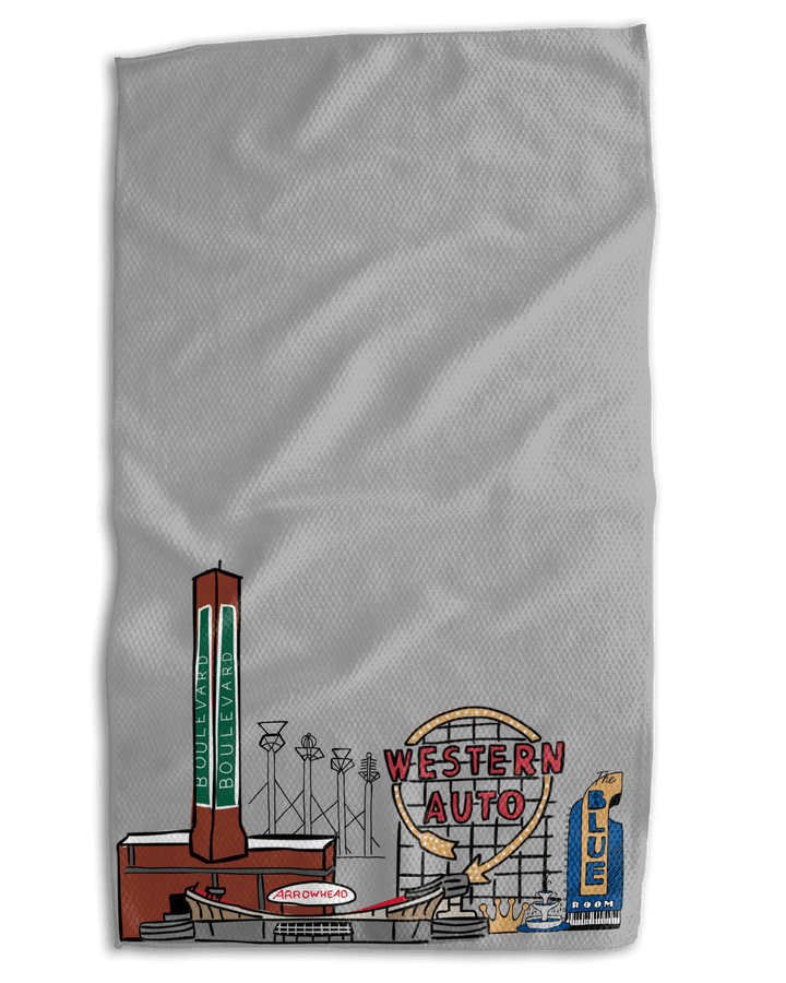 KC City Proud 18x30 Work - Harder Double - Sided Towel - Absorb - lumen