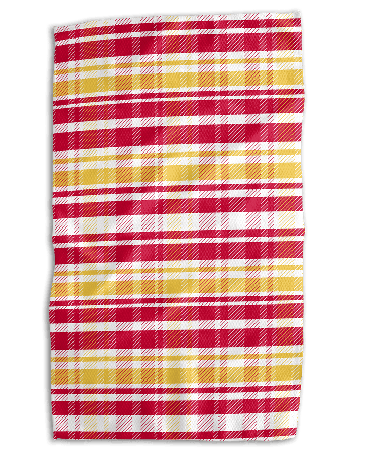 KC Fan Van Plaid 18x30 Work - Harder Double - Sided Towel - Absorb - lumen
