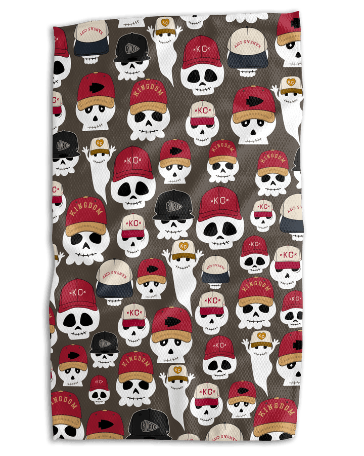 KC Ghost Hats 18x30 Work - harder Double - Sided Towel - Absorb - lumen
